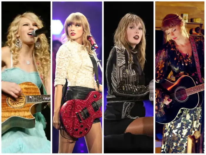 Taylor Swift fun facts - Evolution Through the years